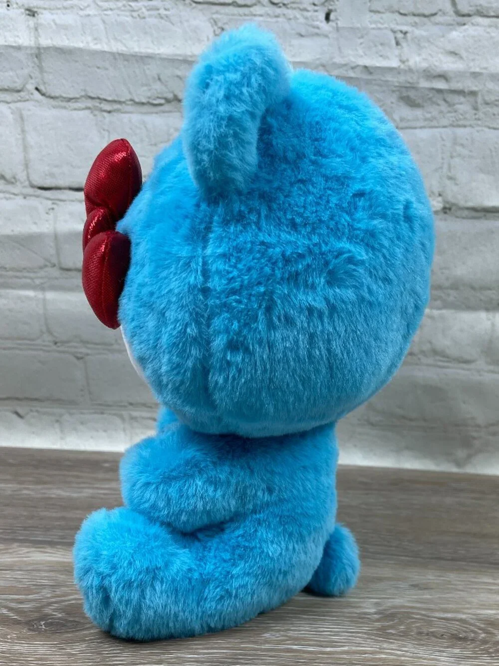 RARE BLUE HELLO KITTY AS GRUMPY CARE BEAR PLUSH